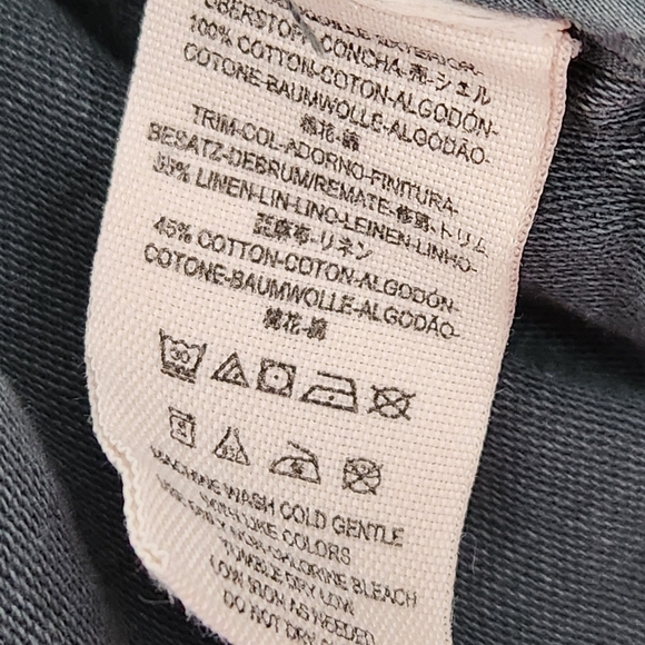 Free People Women's Size S 100% Cotton Gray Military Jacket - Picture 13 of 15